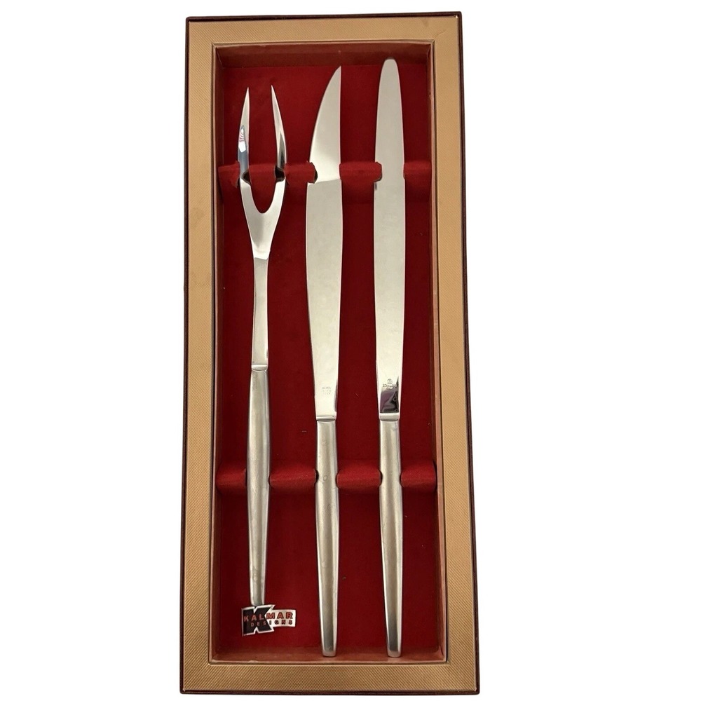 Kalmar Designs Stainless Steel Cutlery Knife And Fork Set‎ From Japan Vintage